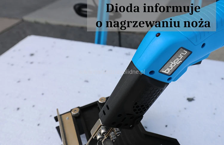 Boniarka Budguru EPS HotKnife 250 z przedłużką do boniowania, wygodna praca bez klęczenia - Budguru N300