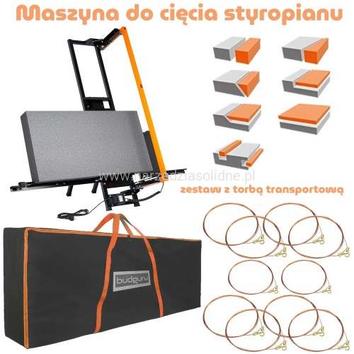 Maszyna do cięcia styropianu i styroduru XPS - Budguru EPS 33, urządzenie do cięcia styropianu
