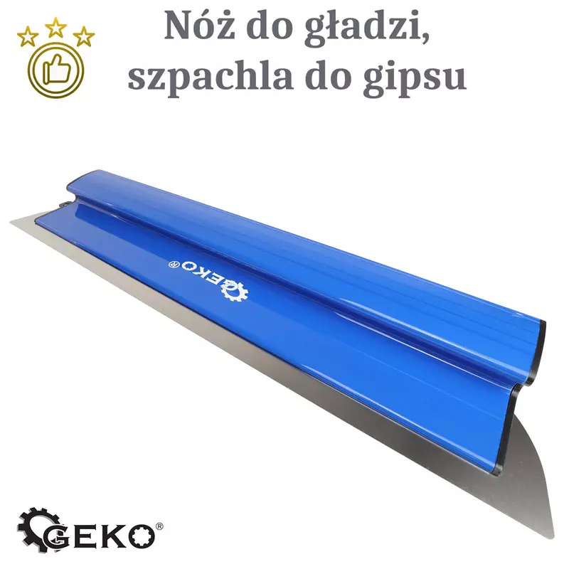 Zestaw lizaków do szpachlowania, zestaw do gładzi GEKO 80,60,40 cm