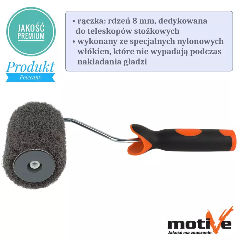 Wałek do gładzi kątowy, narożny + wałek do gładzi 9 i 25cm