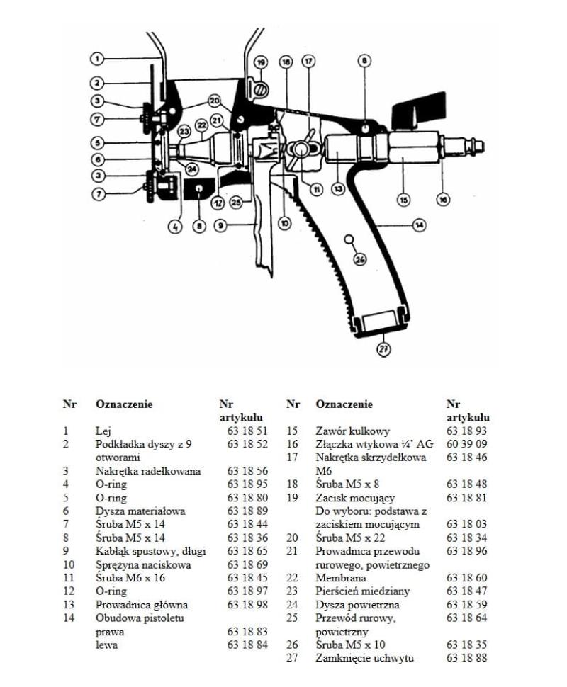 Pistolet do tynkowania, do tynku, profesjonalny pistolet tynkarski natryskowy Storch Putz-Pistole