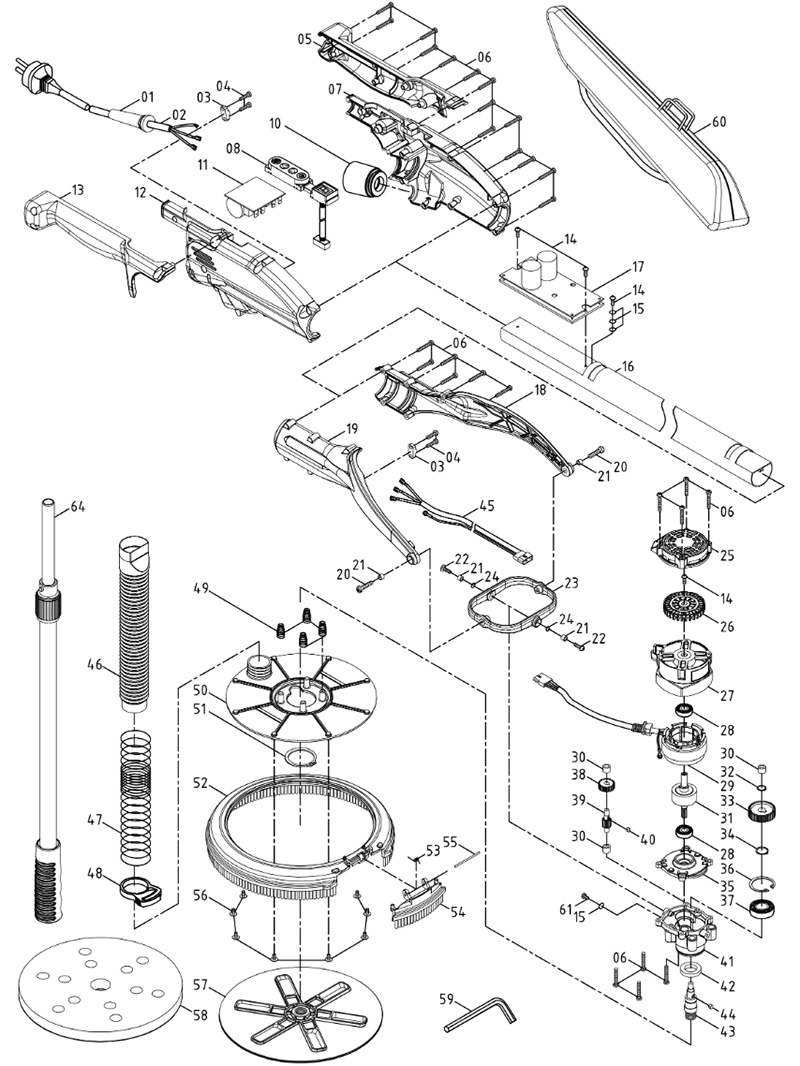 Schemat części do żyrafy Storch Spider 2800 L