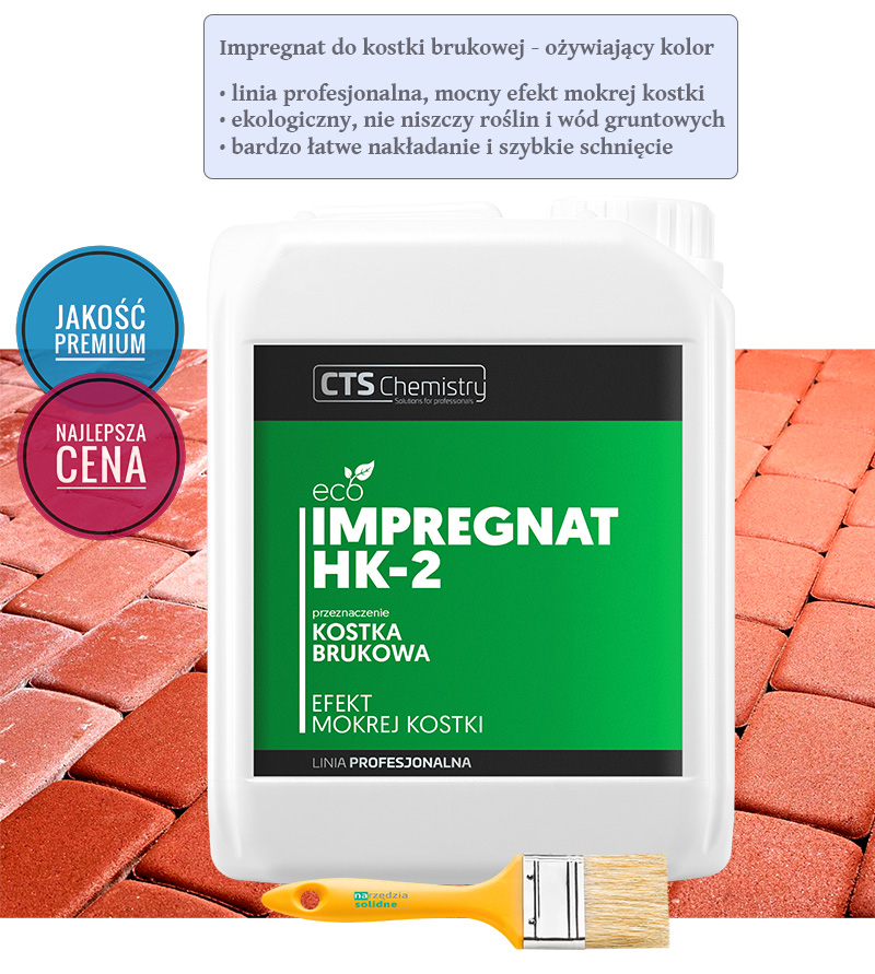 Impregnat do kostki brukowej Mokra kostka HK2 5L [PREMIUM]