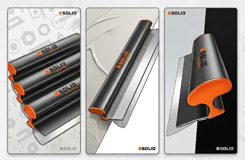 Solid zestaw noży do gładzi 25+65cm zestaw szpachli do gładzi gipsu