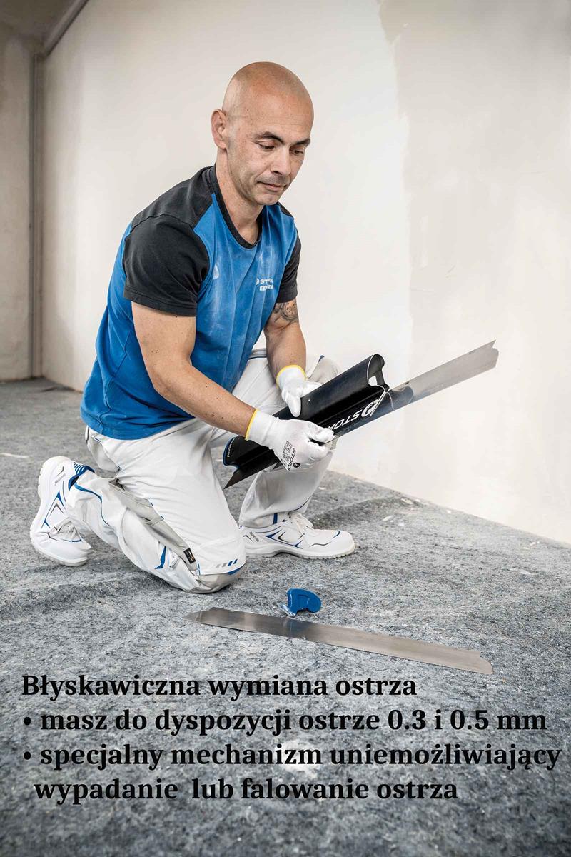 Storch zestaw noży do gładzi [28,38,58cm] zestaw szpachli do gładzi, noże do gładzi - wersja profesjonalna