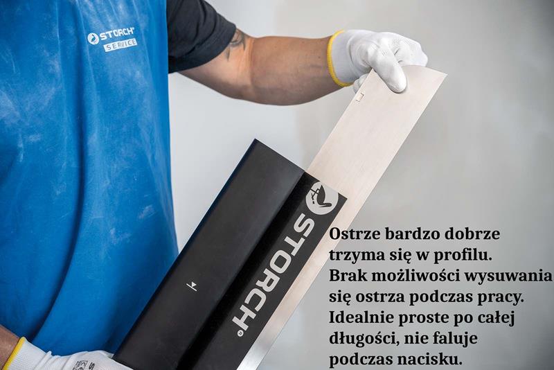 Storch zestaw noży do gładzi [28,38,58cm] zestaw szpachli do gładzi, noże do gładzi - wersja profesjonalna