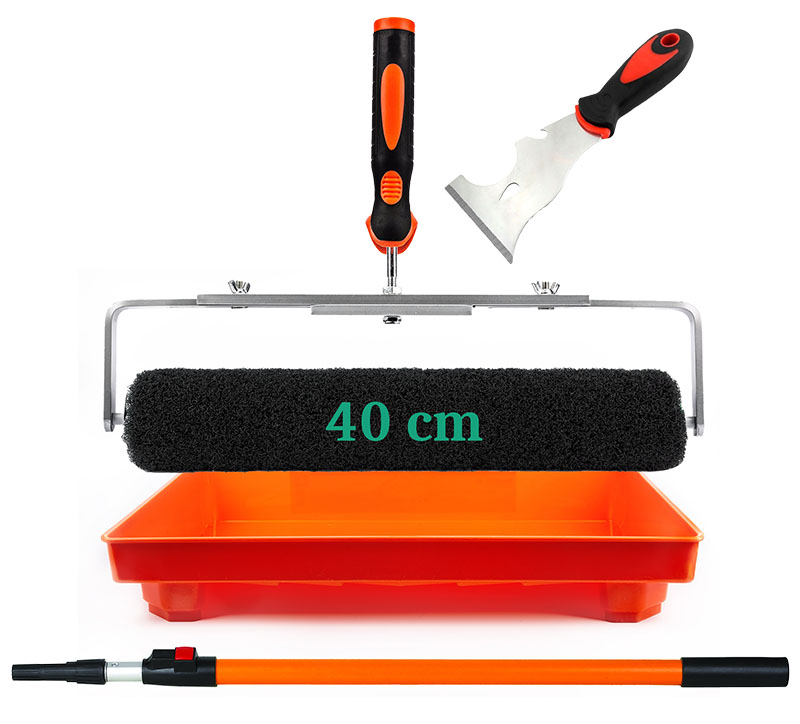 Wałek do gładzi 40cm długi wałek do nakładania szpachli zestaw Top