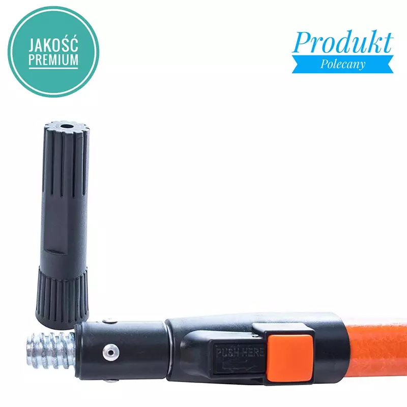 Kij teleskopowy 140-240cm, teleskop malarski, profesjonalny, aluminium + włókno szklane, przedłużka sztyca