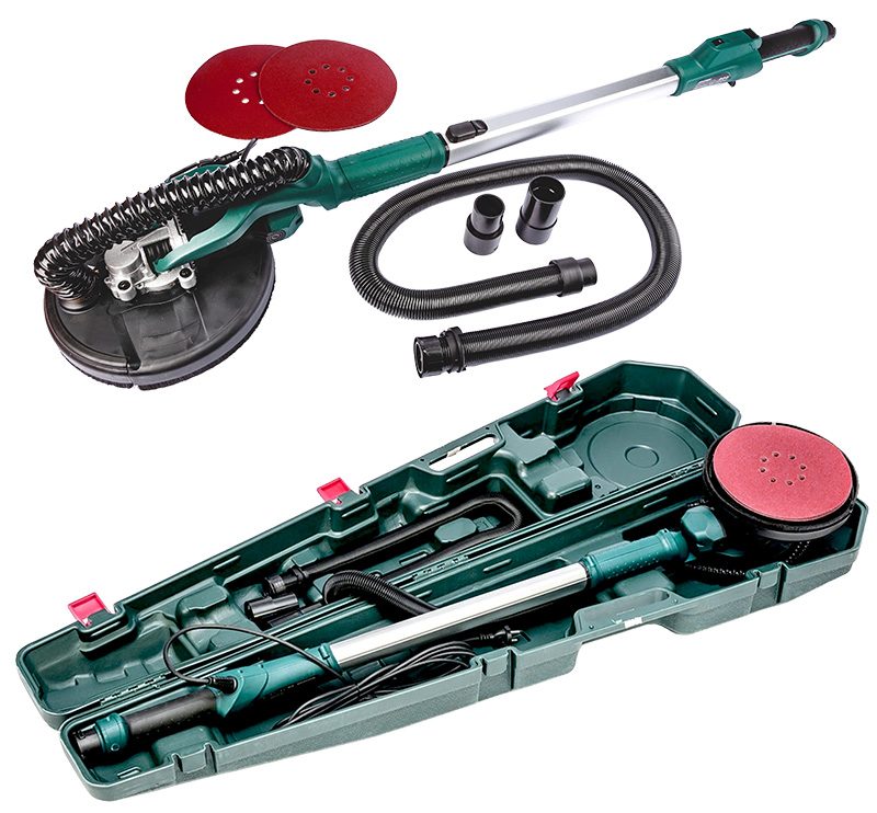 Żyrafa do gipsu, szlifierka do ścian, żyrafa do gładzi na wysięgniku - profesjonalny zestaw Grone